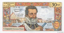 50 Nouveaux Francs HENRI IV FRANCE  1959 F.58.02 AU