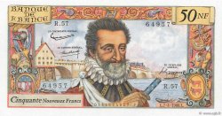 50 Nouveaux Francs HENRI IV FRANKREICH  1960 F.58.05 VZ+