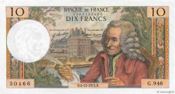 10 Francs VOLTAIRE FRANCE  1973 F.62.65 UNC-
