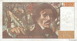 100 Francs DELACROIX modifié Fauté FRANCIA  1978 F.69.01d MB