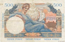 5NF sur 500 Francs TRÉSOR PUBLIC FRANCE  1960 VF.37.01 pr.TTB