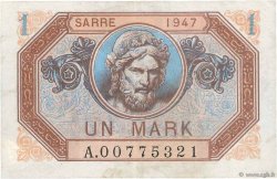 1 Mark SARRE FRANKREICH  1947 VF.44.01 fVZ