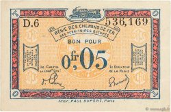 5 Centimes FRANCE regionalism and various  1923 JP.135.01 AU