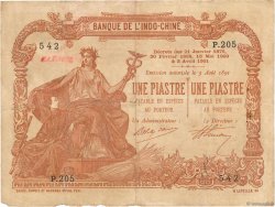 1 Piastre - 1 Piastre INDOCINA FRANCESE Saïgon 1903 P.034a MB