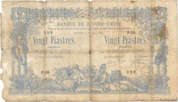 20 Piastres - 20 Piastres FRANZÖSISCHE-INDOCHINA Saïgon 1907 P.036 SGE
