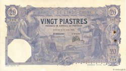 20 Piastres FRENCH INDOCHINA Saïgon 1920 P.041 VF