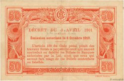 50 Cents FRANZÖSISCHE-INDOCHINA  1919 P.046 fVZ