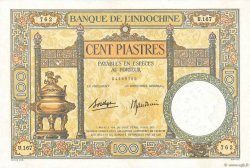 100 Piastres INDOCINA FRANCESE  1936 P.051d SPL+
