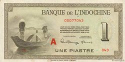 1 Piastre INDOCINA FRANCESE  1951 P.076b SPL