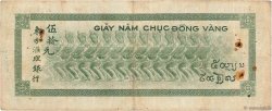 50 Piastres INDOCHINA  1945 P.077a RC+