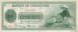 50 Piastres INDOCHINE FRANÇAISE  1945 P.077a pr.TTB