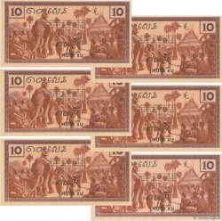 10 Cents Consécutifs FRENCH INDOCHINA  1939 P.085c UNC-