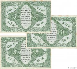 5 Cents Consécutifs INDOCHINA  1942 P.088a EBC