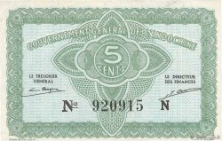 5 Cents INDOCINA FRANCESE  1942 P.088a q.FDC
