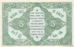 5 Cents INDOCINA FRANCESE  1942 P.088a q.FDC