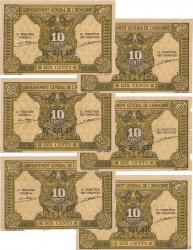 10 Cents INDOCINA FRANCESE  1942 P.089a SPL