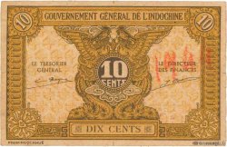 10 Cents Spécimen INDOCHINE FRANÇAISE  1942 P.089s SUP
