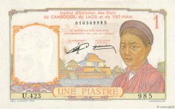 1 Piastre FRENCH INDOCHINA  1953 P.092 XF
