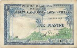 1 Piastre - 1 Kip FRANZÖSISCHE-INDOCHINA  1954 P.100 S