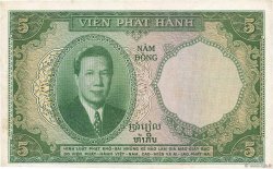 5 Piastres - 5 Dong FRENCH INDOCHINA  1953 P.106 XF+