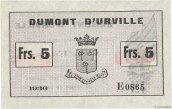 5 Francs FRANCE regionalism and various  1936 K.260 UNC