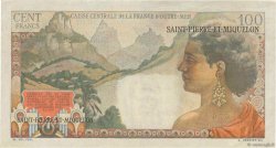 2 NF sur 100 Francs La Bourdonnais SAINT PIERRE ET MIQUELON  1960 P.32 pr.SUP