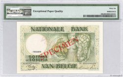 50 Francs - 10 Belgas Spécimen BELGIQUE  1935 P.106s NEUF