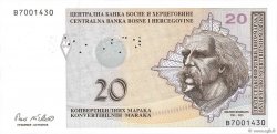 20 Convertible Maraka Spécimen BOSNIA-HERZEGOVINA  1998 P.066s3 FDC