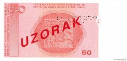 50 Convertible Maraka Spécimen BOSNIA-HERZEGOVINA  1998 P.067s4 FDC