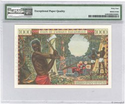 1000 Francs Spécimen EQUATORIAL AFRICAN STATES (FRENCH)  1963 P.05cs FDC