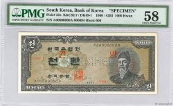 1000 Hwan Spécimen SOUTH KOREA   1960 P.25as AU