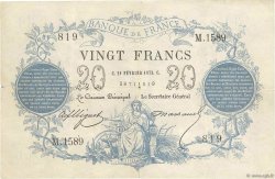 20 Francs type 1871 FRANCE  1873 F.A46.04 TB