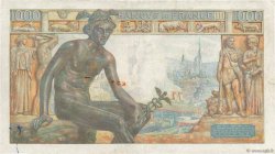 1000 Francs DÉESSE DÉMÉTER FRANCE  1943 F.40.30 VF+