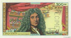 500 Nouveaux Francs MOLIÈRE Épreuve FRANKREICH  1959 F.60.00Ed2 ST