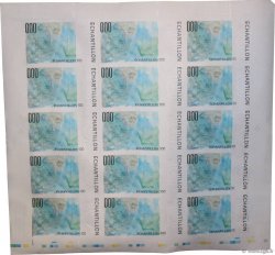 50 / 100 / 500 Francs RAVEL Planche FRANCE regionalism and various  1992 F.- UNC-