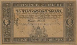2 Dalere Non émis DANISH WEST INDIES (VIRGIN ISLANDS)  1898 P.08r AU