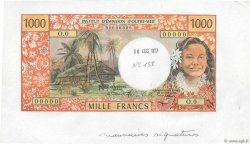 1000 Francs Épreuve NEW CALEDONIA  1977 P.64s UNC