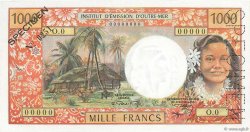 1000 Francs Spécimen NOUVELLE CALÉDONIE  1969 P.64as NEUF