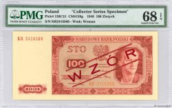 100 Zlotych POLAND  1948 P.139s UNC