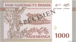 1000 Francs Spécimen RUANDA  1994 P.24s ST