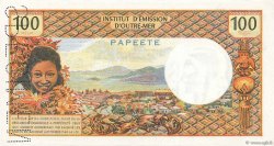 100 Francs Spécimen TAHITI  1969 P.23s FDC