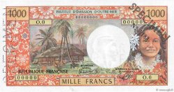 1000 Francs Spécimen TAHITI  1983 P.27cs NEUF