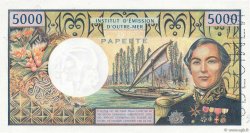 5000 Francs Spécimen TAHITI  1971 P.28as ST