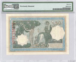 50 Francs Spécimen TUNESIEN  1924 P.09s fST