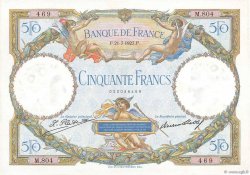 50 Francs LUC OLIVIER MERSON FRANCE  1927 F.15.01 TTB+