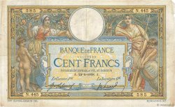 100 Francs LUC OLIVIER MERSON avec LOM  FRANCE  1908 F.22.01