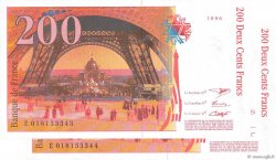200 Francs EIFFEL Consécutifs FRANCIA  1996 F.75.02 FDC