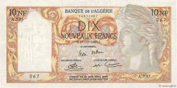 10 Nouveaux Francs ALGERIA  1960 P.119a q.SPL