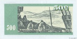 500 Kronur ISOLE FAROER  1978 P.22a FDC