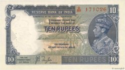 10 Rupees INDIA
  1937 P.019a EBC+